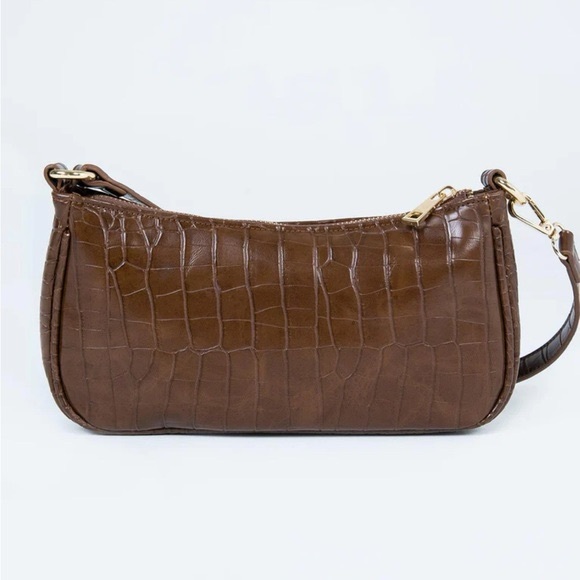 Peta & Jain Piper Bag Chocolate Croc - Picture 3 of 6